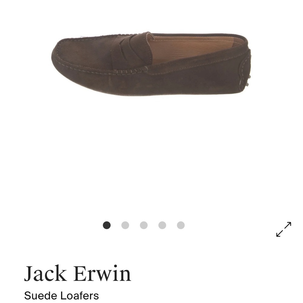 Jack Erwin suede loafers